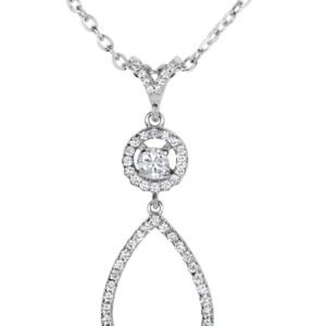 תליון יהלומים טל